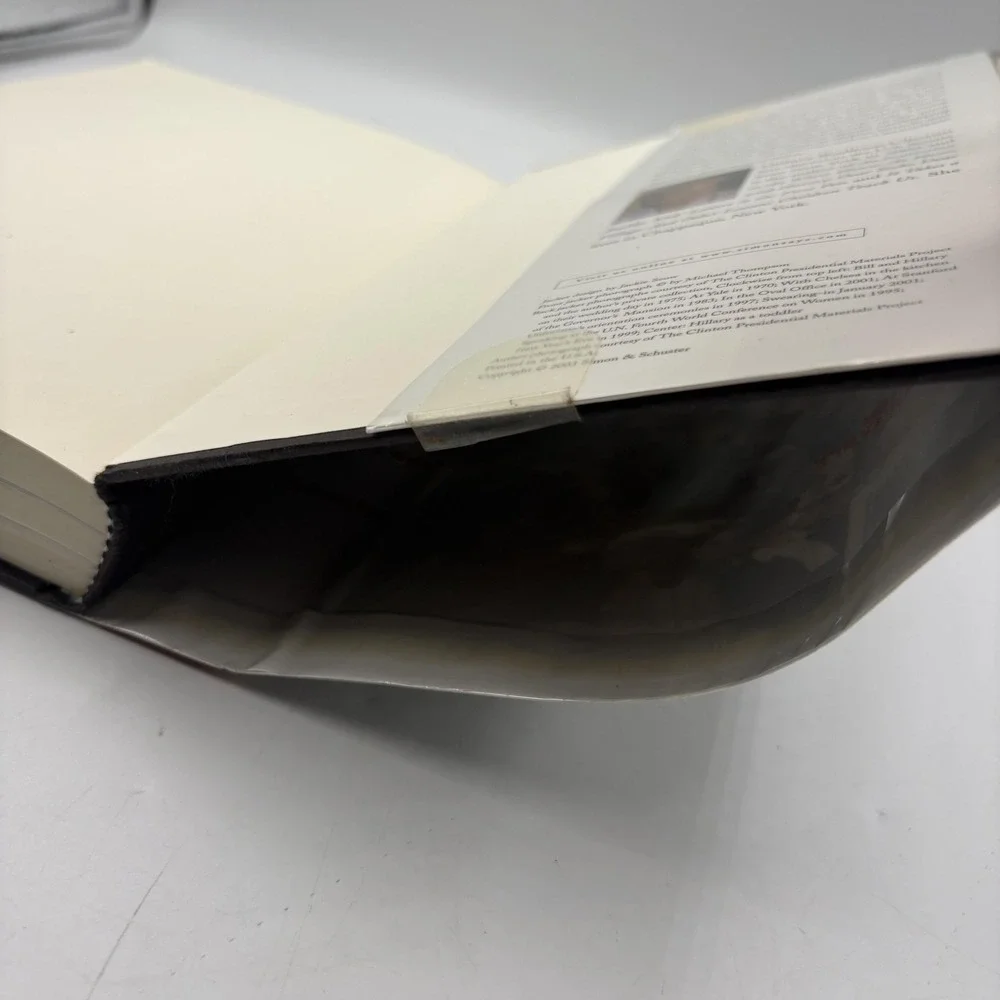 Living History Hillary Rodham‎ Clinton Hardcover 2003 First Edition Dust Jacket